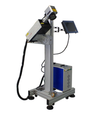 Летећи 3В 5В УВ ласерски штампач машина за обележавање за обележавање амбалаже за храну ПЕТ ПП, КР код бар код ласерски маркер