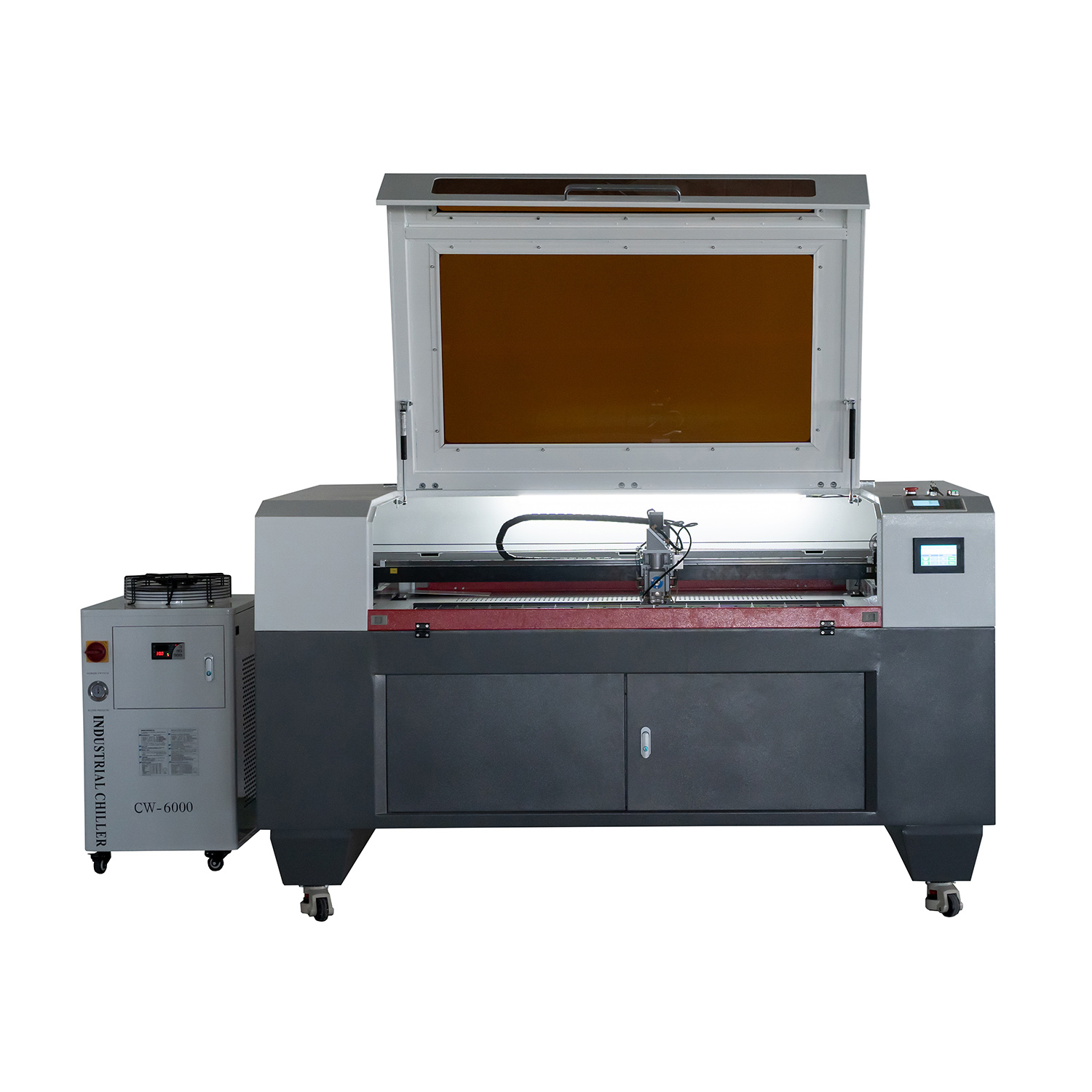 51.18"Кс35.43" 1390 ЦО2 мешовита машина за ласерско сечење са индустријским хладњаком